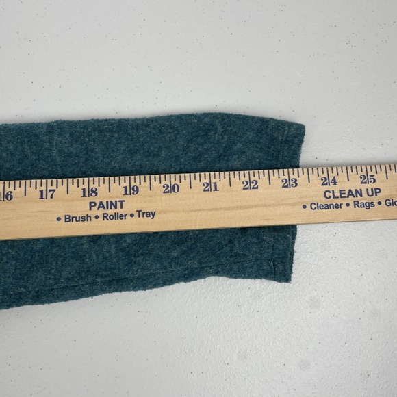 Soft Surroundings Womens Sweater Small Cowl Neck Blue Performance Stretch Winter - Picture 11 of 14